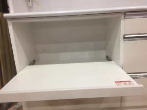 入江木工　スライド扉キッチンボード　ラウール160 (4)